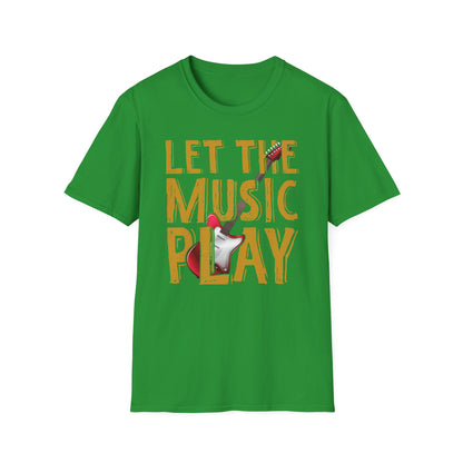 Super Comfortable Let The Music Play T-Shirt design - Market Nook