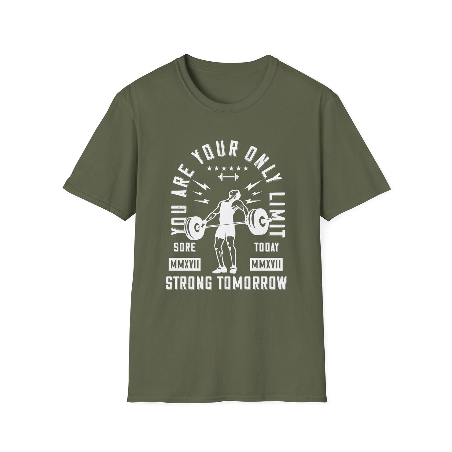 Super Comfortable You Are Your Only Limit GYM T-Shirt - Market Nook