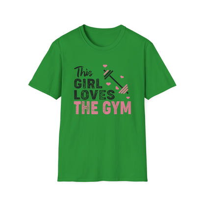 Super Comfortable This Girl Loves The GYM T-Shirt - Market Nook