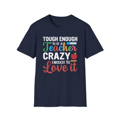 Super Comfortable Tough Enough To Be A Teacher - T-Shirt design - Market Nook