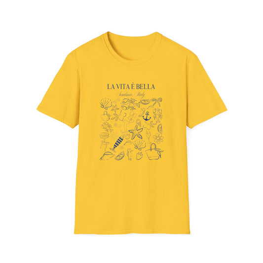 Super Comfortable La Vita è Bella T-Shirt design - Market Nook