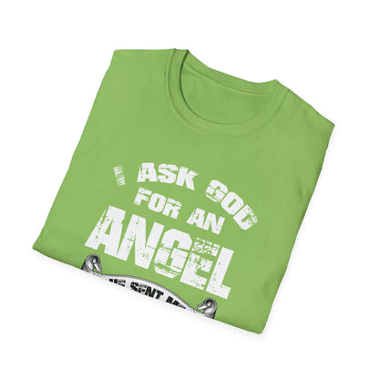 Beautiful Religious Message I Ask God For An Angel... T-Shirt - Market Nook