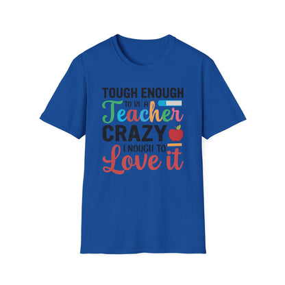 Super Comfortable Tough Enough To Be A Teacher - T-Shirt design - V2 - Market Nook