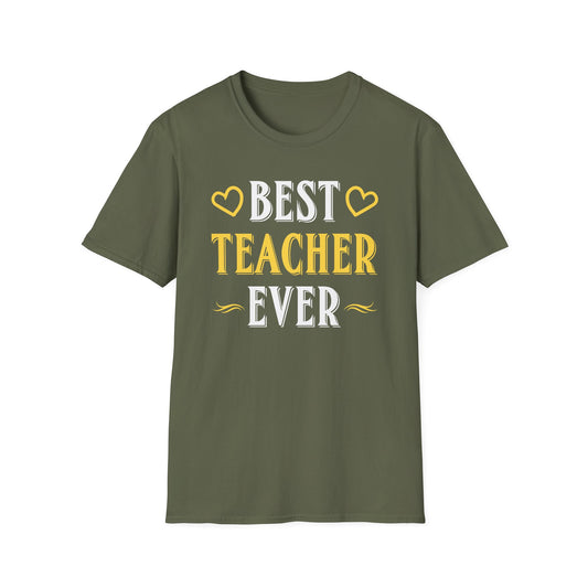 Super Comfortable Best Teacher Ever - T-Shirt design - Market Nook