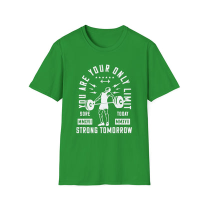 Super Comfortable You Are Your Only Limit GYM T-Shirt - Market Nook