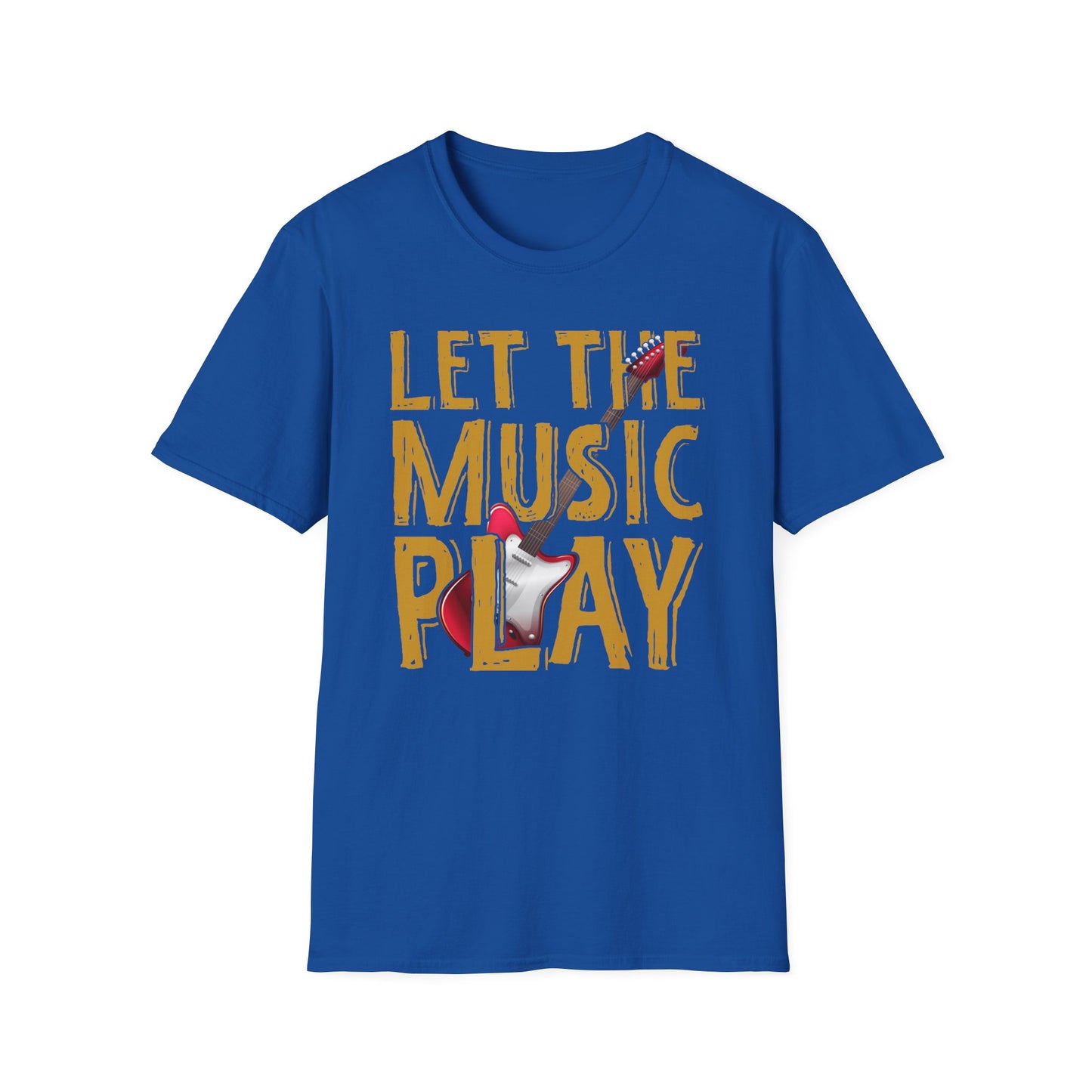 Super Comfortable Let The Music Play T-Shirt design - Market Nook