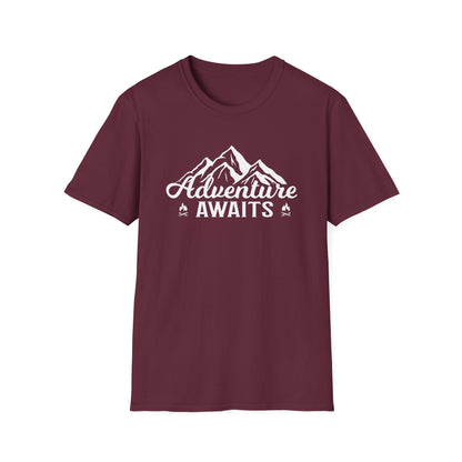Super Comfortable Adventure Awaits T-Shirt design - Market Nook