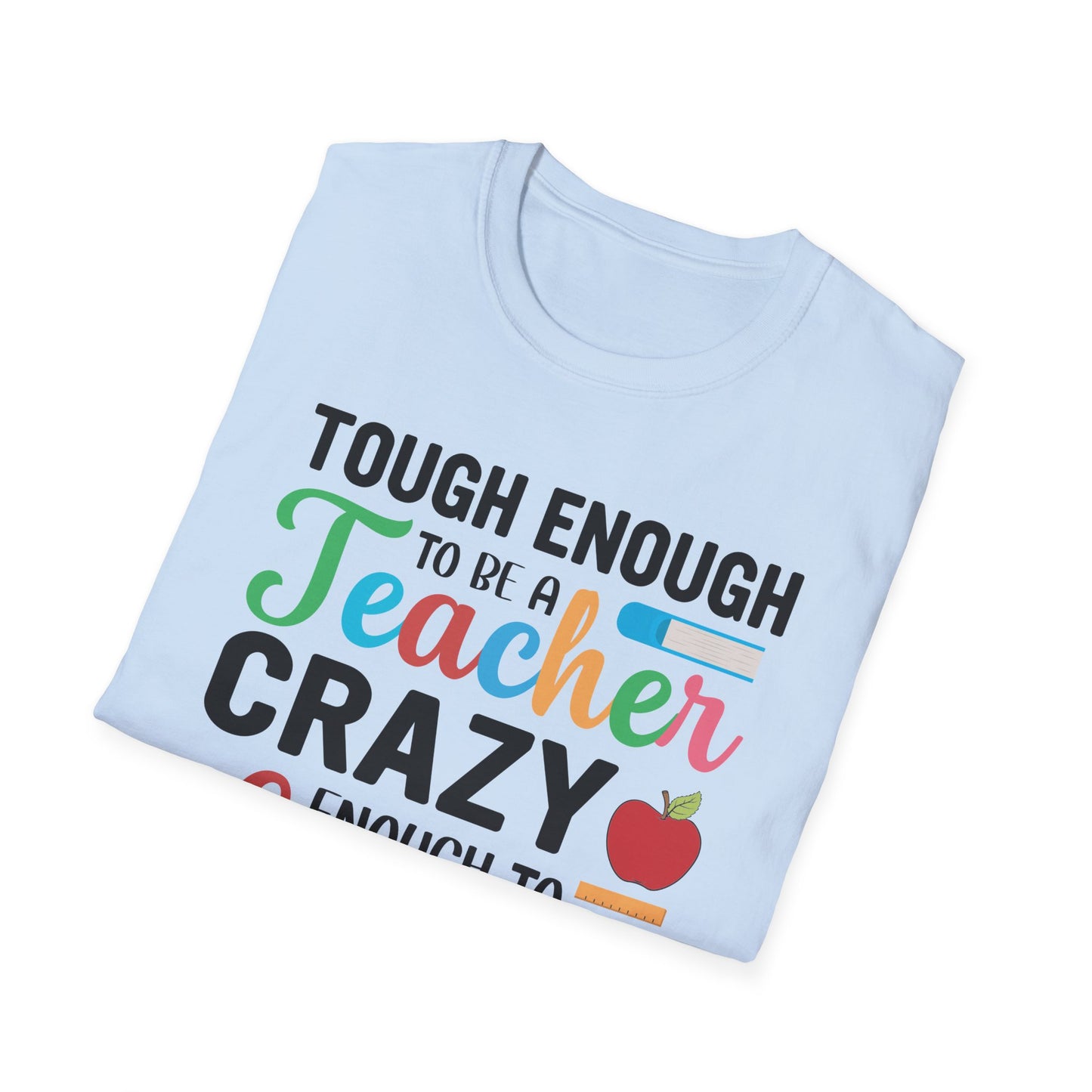 Super Comfortable Tough Enough To Be A Teacher - T-Shirt design - V2 - Market Nook