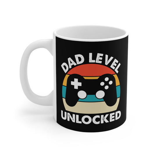 Dad Level Unlocked 11oz Coffee Mug