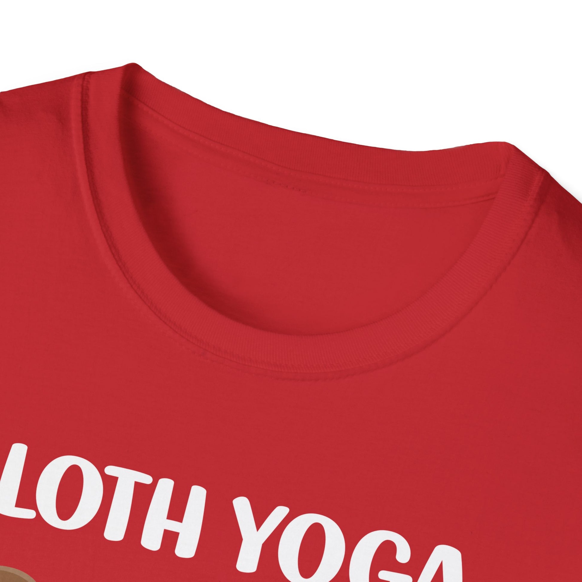 Super Comfortable Sloth Yoga T-Shirt design - Market Nook