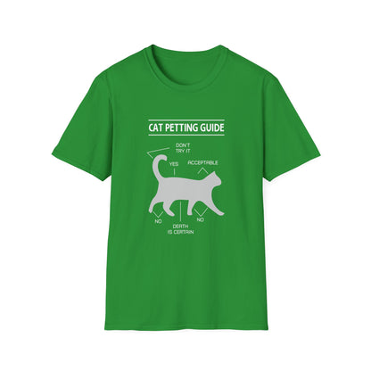 Super Comfortable Cat Petting Guide T-Shirt - Market Nook