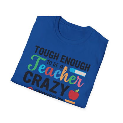 Super Comfortable Tough Enough To Be A Teacher - T-Shirt design - V2 - Market Nook