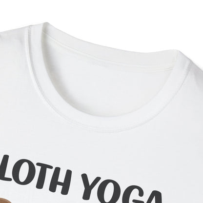 Super Comfortable Sloth Yoga T-Shirt design - V2 - Market Nook