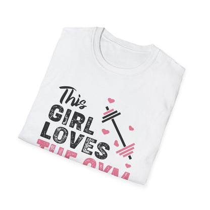 Super Comfortable This Girl Loves The GYM T-Shirt - Market Nook