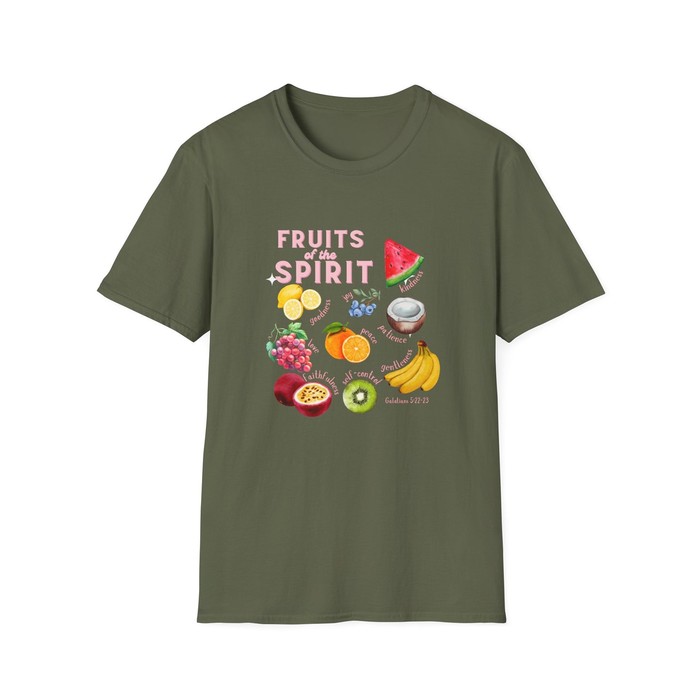 Super Comfortable Fruits Of The Spirit T-Shirt design - Market Nook