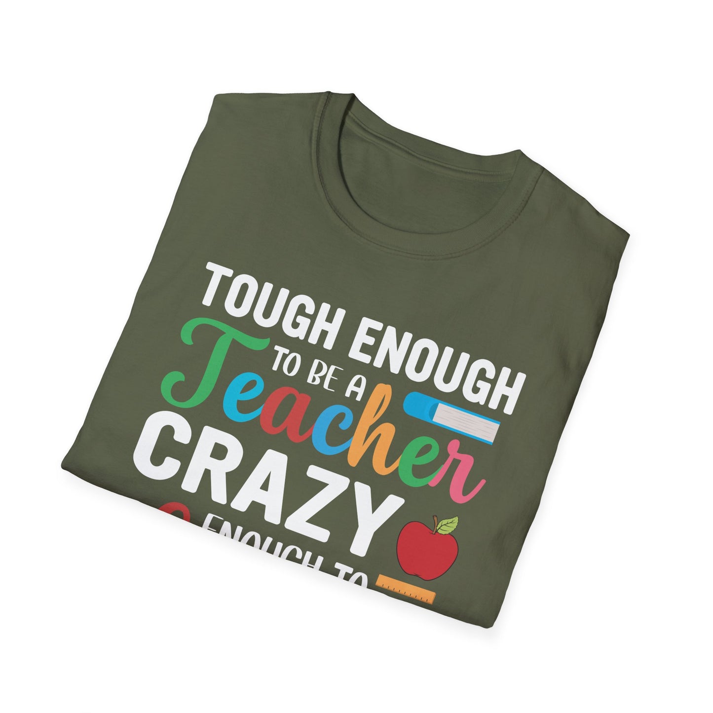 Super Comfortable Tough Enough To Be A Teacher - T-Shirt design - Market Nook