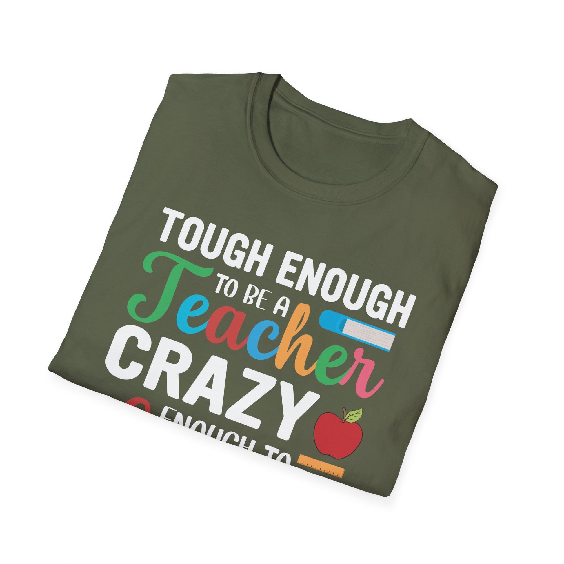 Super Comfortable Tough Enough To Be A Teacher - T-Shirt design - Market Nook