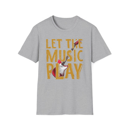 Super Comfortable Let The Music Play T-Shirt design - Market Nook