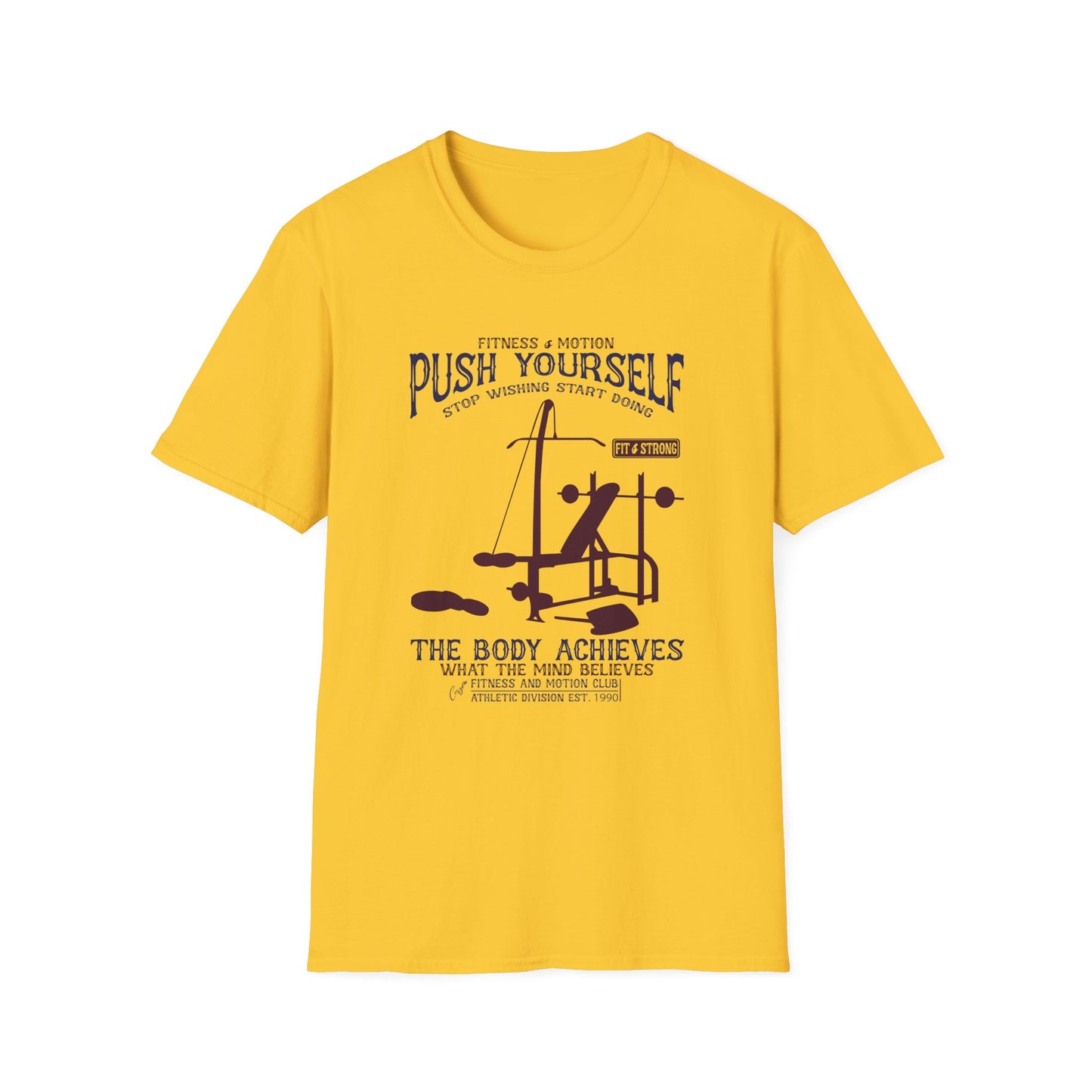 Super Comfortable Push Yourself... GYM T-Shirt - Market Nook