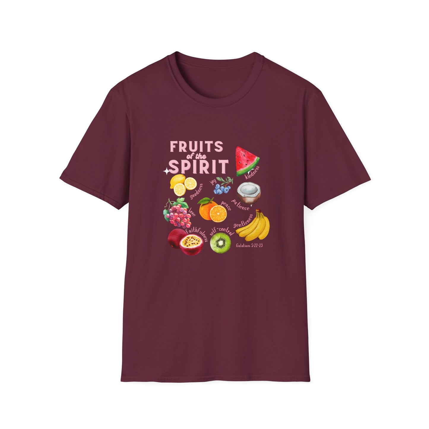 Super Comfortable Fruits Of The Spirit T-Shirt design - Market Nook
