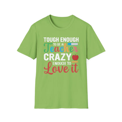 Super Comfortable Tough Enough To Be A Teacher - T-Shirt design - Market Nook