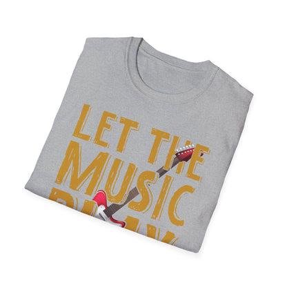 Super Comfortable Let The Music Play T-Shirt design - Market Nook