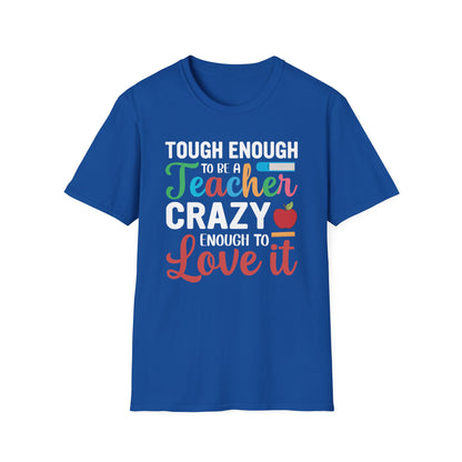 Super Comfortable Tough Enough To Be A Teacher - T-Shirt design - Market Nook