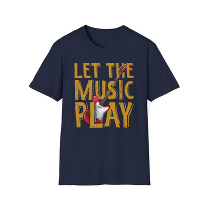 Super Comfortable Let The Music Play T-Shirt design - Market Nook