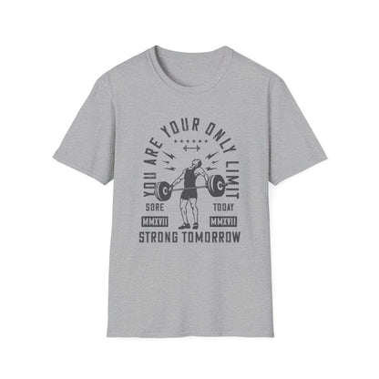 Super Comfortable You Are Your Only Limit T-Shirt V-2 - Market Nook