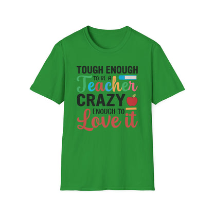 Super Comfortable Tough Enough To Be A Teacher - T-Shirt design - V2 - Market Nook