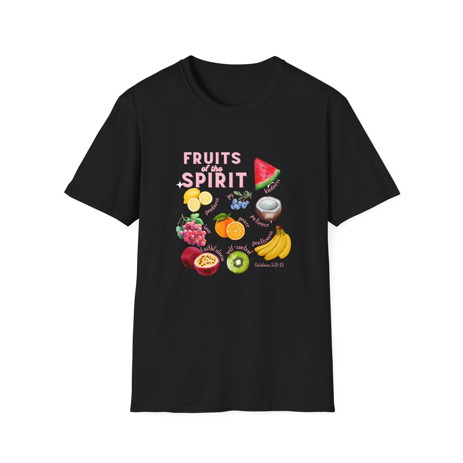 Super Comfortable Fruits Of The Spirit T-Shirt design - Market Nook