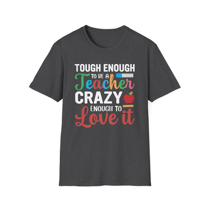 Super Comfortable Tough Enough To Be A Teacher - T-Shirt design - Market Nook