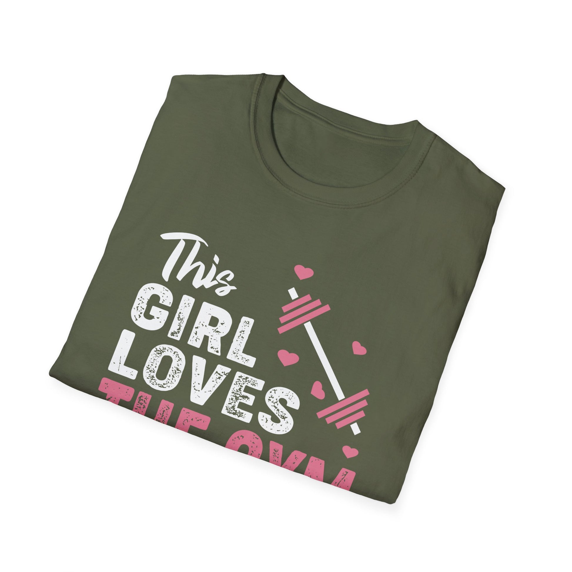 Super Comfortable This Girl Loves The GYM T-Shirt - Market Nook