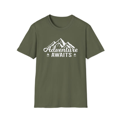 Super Comfortable Adventure Awaits T-Shirt design - Market Nook