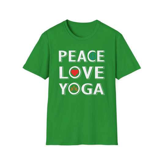Super Comfortable Peace Love Yoga T-Shirt - Market Nook