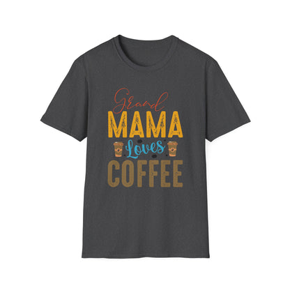 Super Comfortable Grand Mama Loves Coffee T-Shirt design - Market Nook