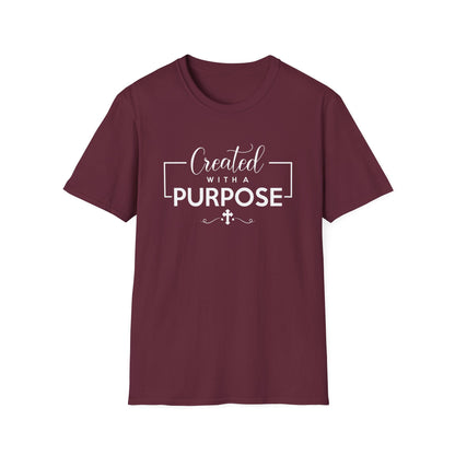 Super Comfortable Created With A Purpose T-Shirt - Market Nook