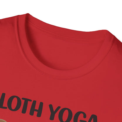 Super Comfortable Sloth Yoga T-Shirt design - V2 - Market Nook
