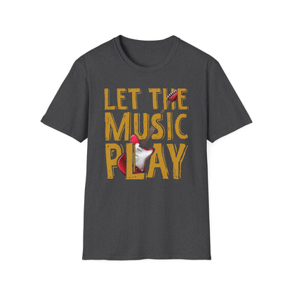 Super Comfortable Let The Music Play T-Shirt design - Market Nook