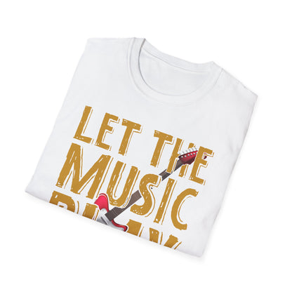 Super Comfortable Let The Music Play T-Shirt design - Market Nook