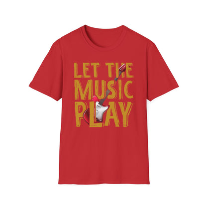 Super Comfortable Let The Music Play T-Shirt design - Market Nook
