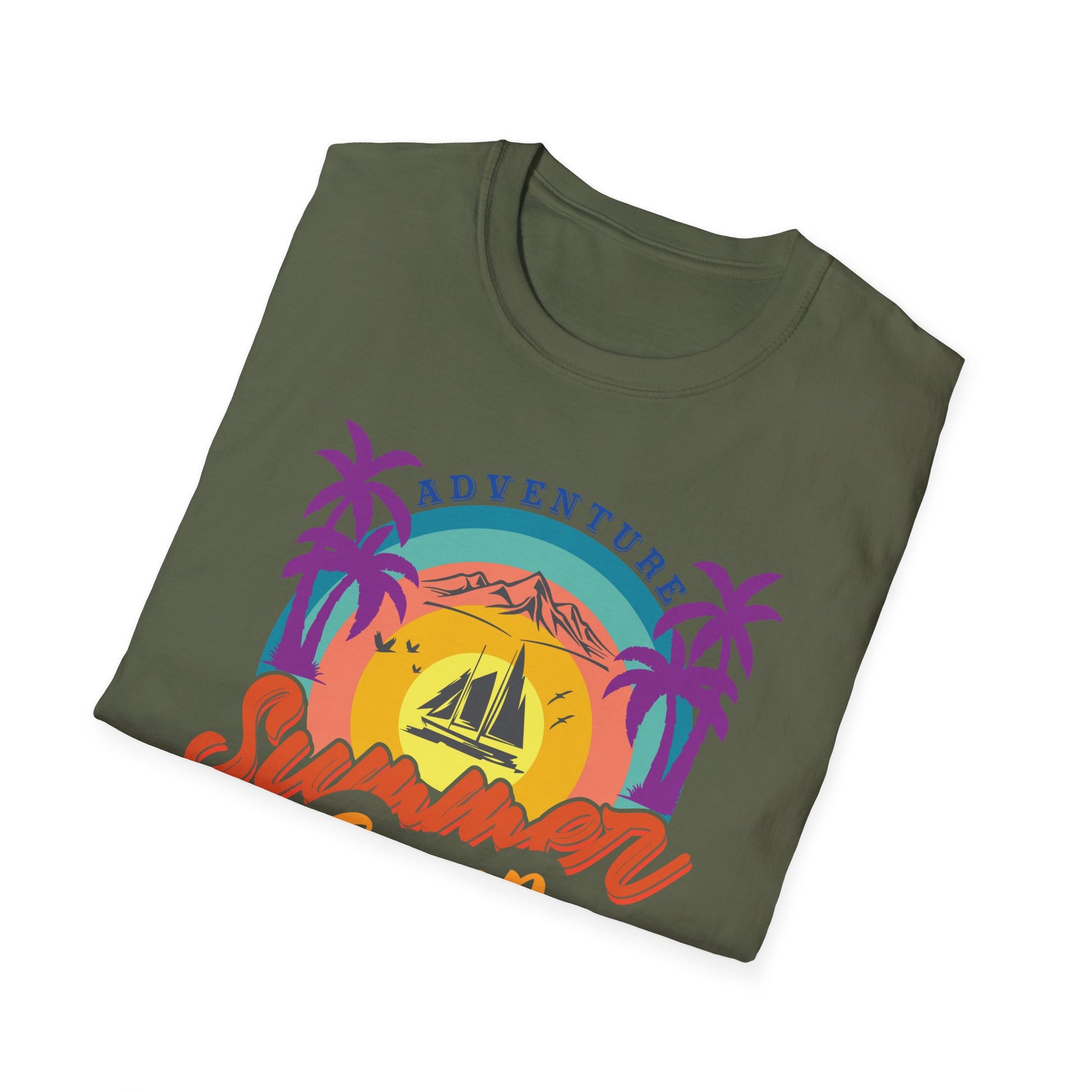 Super Comfortable Adventure Summer Camp T-Shirt design - Market Nook
