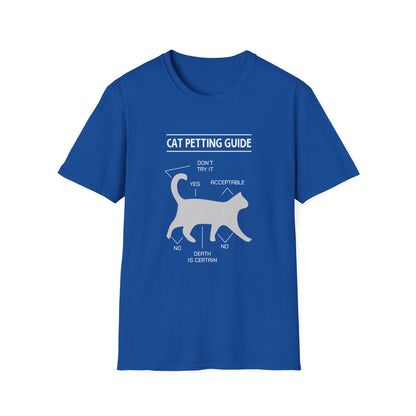 Super Comfortable Cat Petting Guide T-Shirt - Market Nook