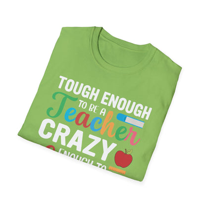 Super Comfortable Tough Enough To Be A Teacher - T-Shirt design - Market Nook