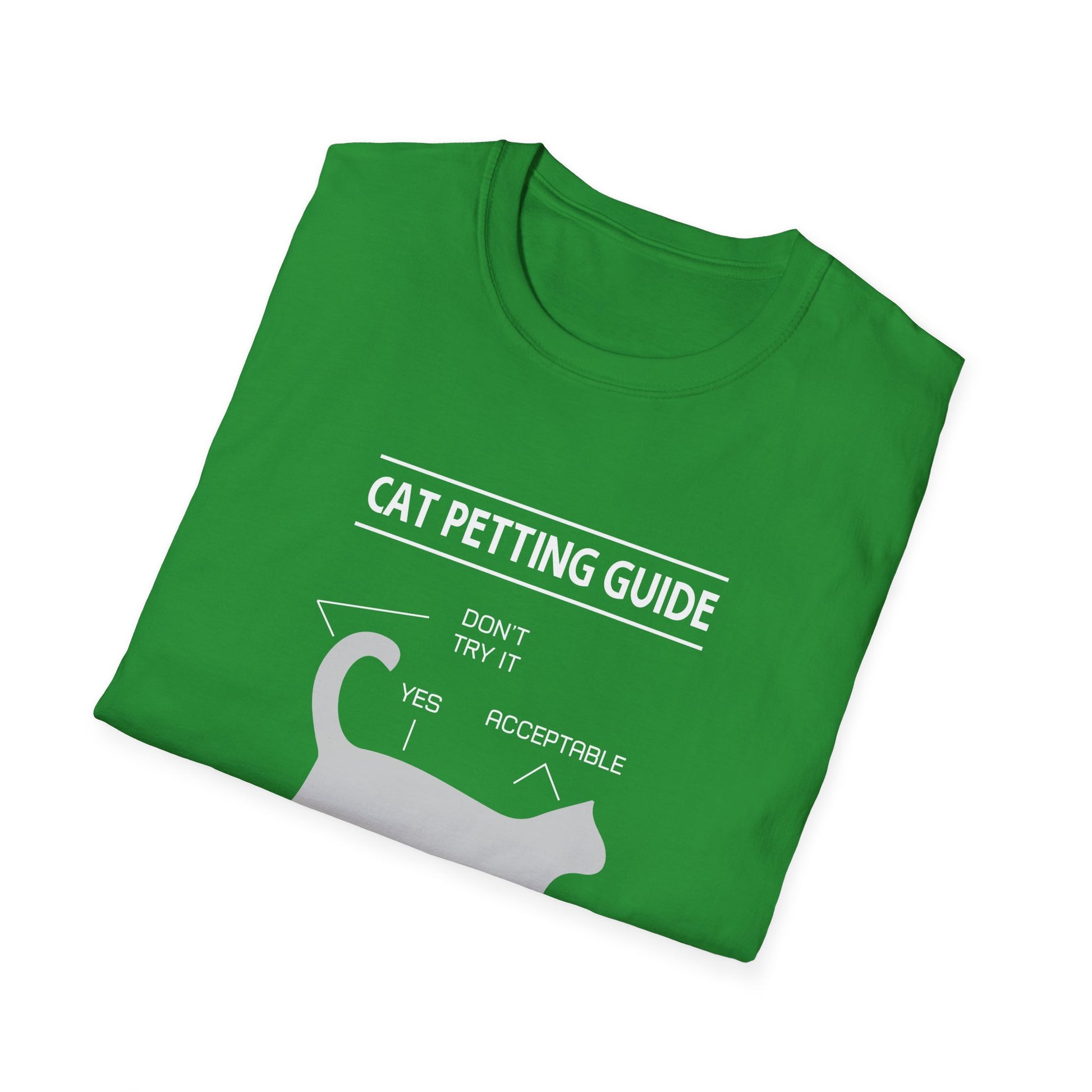 Super Comfortable Cat Petting Guide T-Shirt - Market Nook