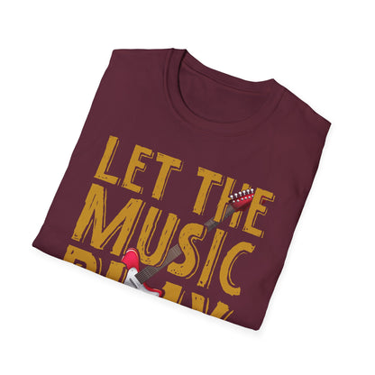 Super Comfortable Let The Music Play T-Shirt design - Market Nook