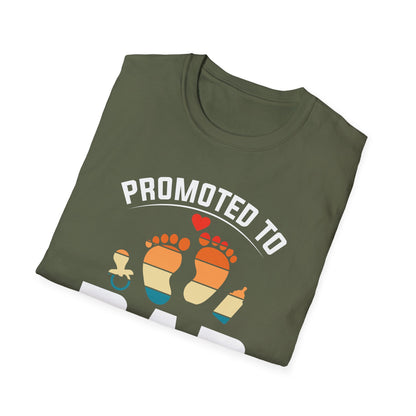 Super Comfortable Promoted To Dad Est. 2025 T-Shirt design