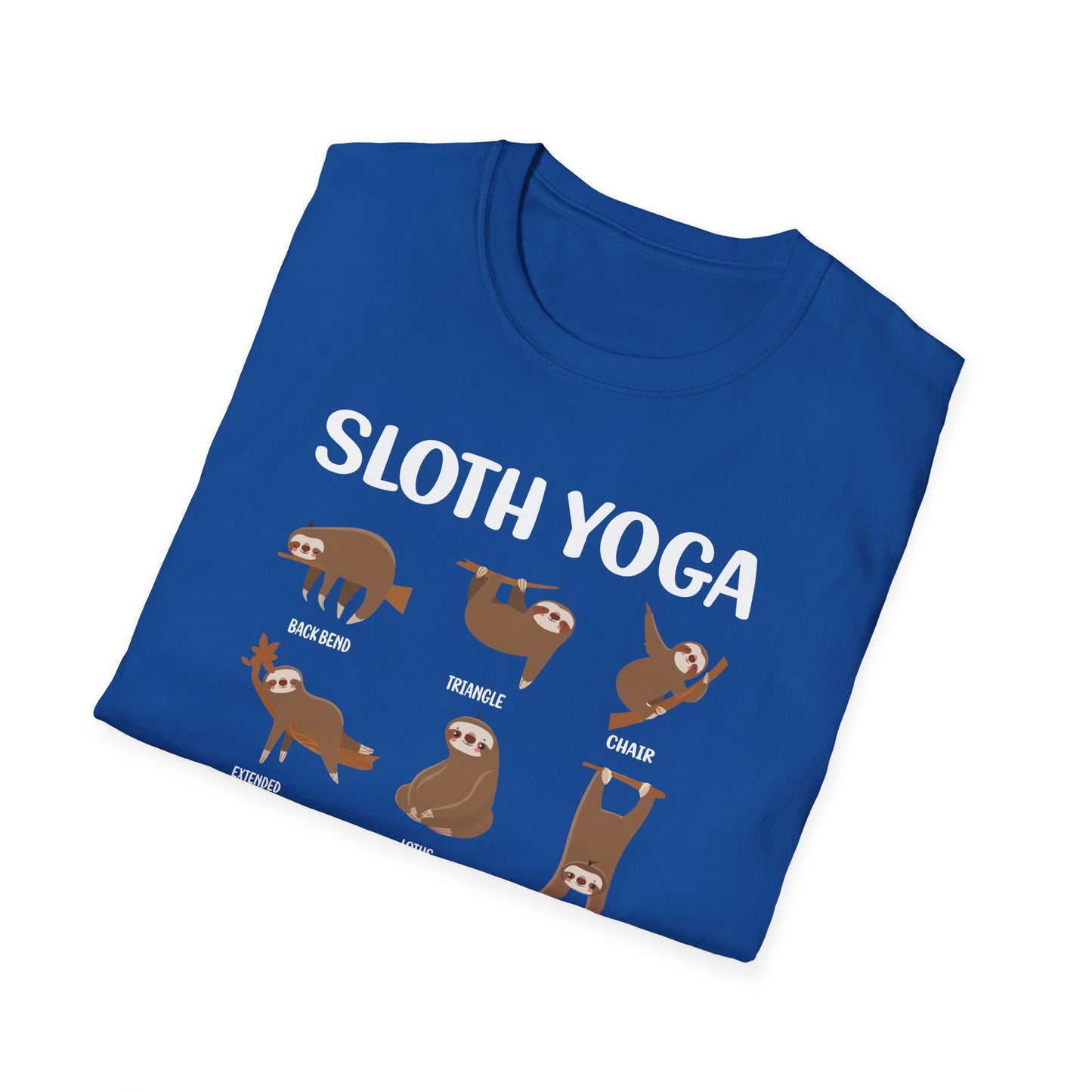 Super Comfortable Sloth Yoga T-Shirt design - Market Nook